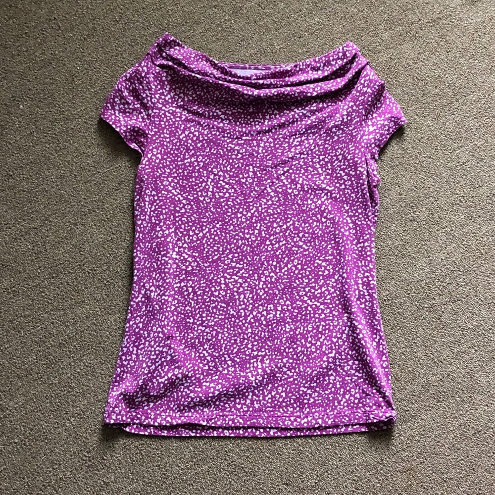 Purple Professional Work Blouse